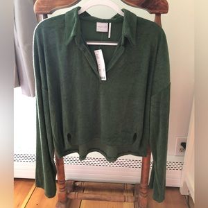 NWT Urban Outfitters ‘Out From Under’ size xl sweater dark green